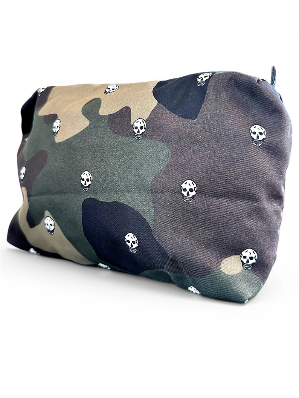 Alexander McQueen Skull Nylon Cosmetic Bag